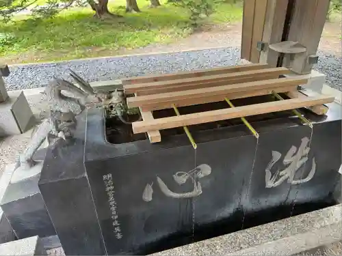 帯廣神社の手水舎