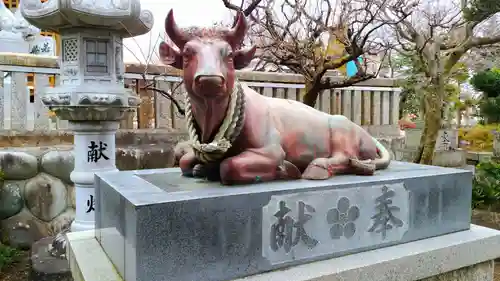 天神神社（柳津天神神社）の狛犬