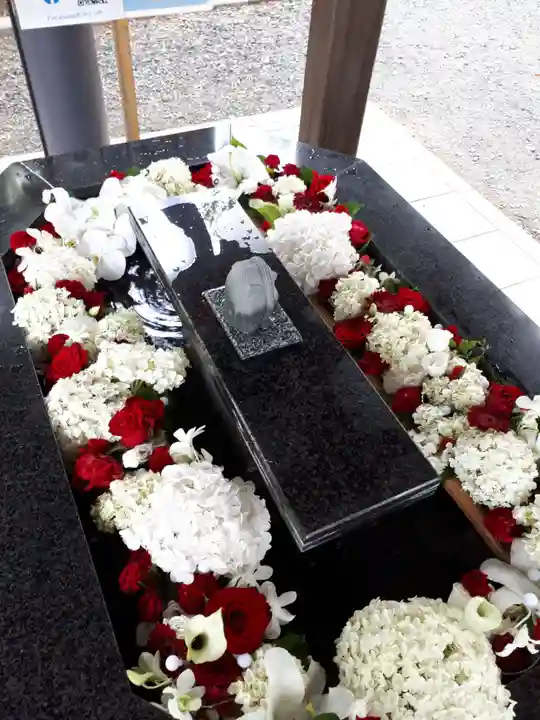 新琴似神社の手水舎