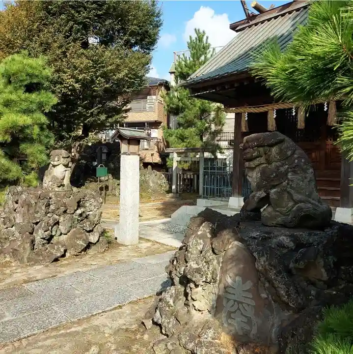 豊田神社の狛犬