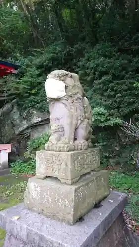 一皇子宮の狛犬