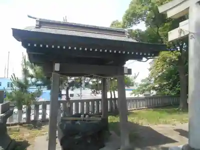 久里浜住吉神社の手水舎