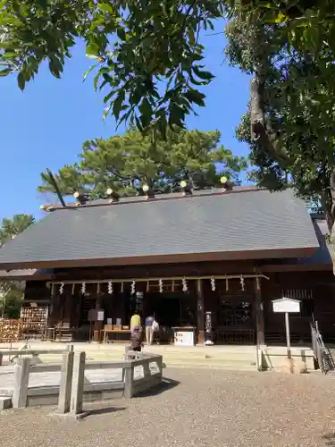 安久美神戸神明社の本殿・本堂