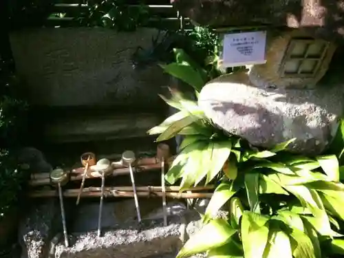 星田妙見宮の手水舎