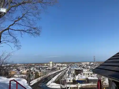 星置神社の景色