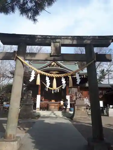 行田八幡神社の鳥居