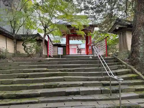 柞原八幡宮の山門・神門