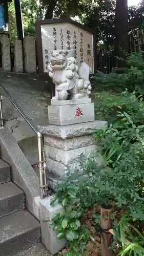 自由が丘熊野神社の狛犬