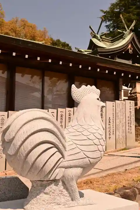 大山神社(自転車神社・耳明神社)の像