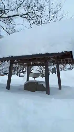 当別神社の手水