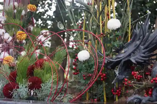 東海市熊野神社の手水舎