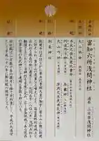 富知六所浅間神社の授与品その他