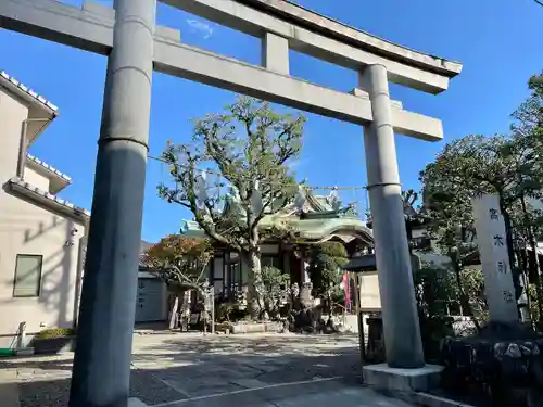 高木神社の鳥居