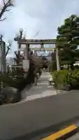 鳩森八幡神社の鳥居