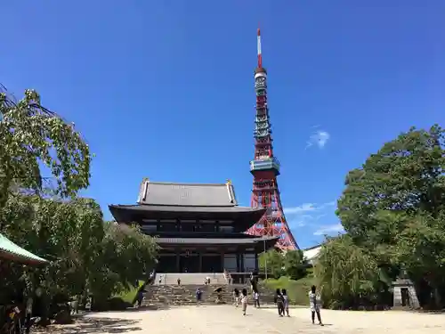 増上寺の景色