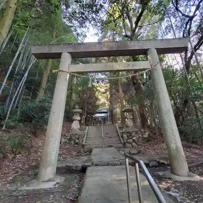 森大明神社の鳥居