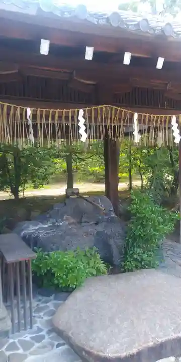 敷地神社(わら天神宮)の手水舎