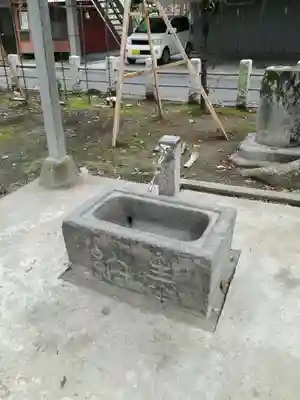 大桑神社の手水舎