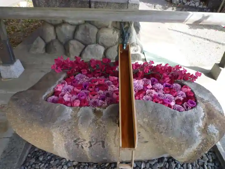 都波岐奈加等神社の手水舎