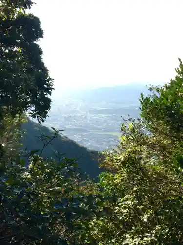 足立山妙見宮（御祖神社）の景色