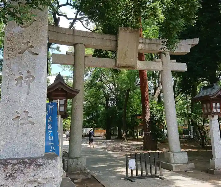 布多天神社の鳥居