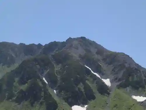 雄山神社峰本社の自然