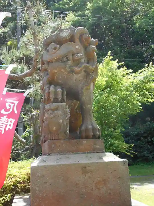 小名浜鹿島神社の狛犬