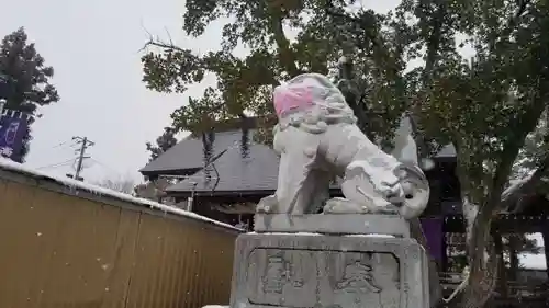 西根神社の狛犬