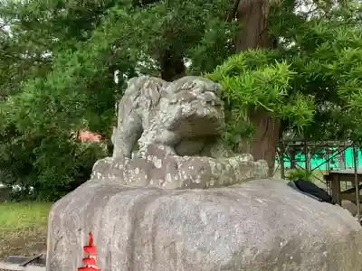 神明神社の狛犬