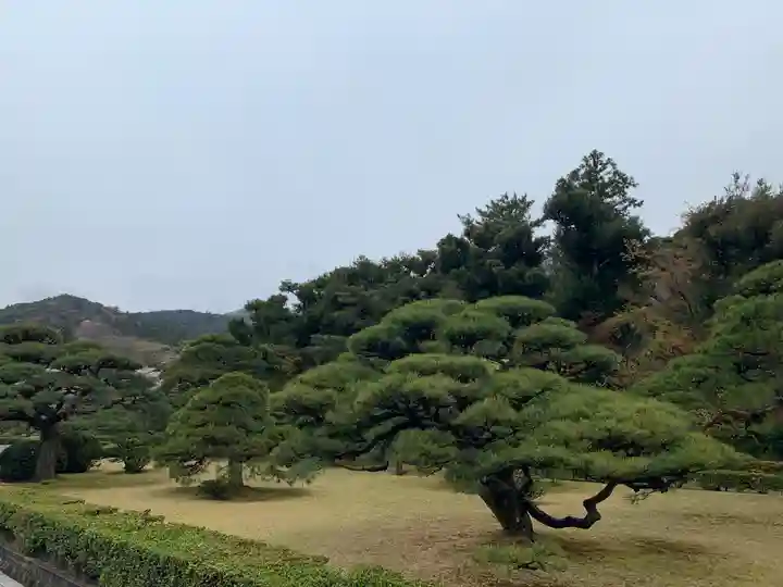 伊勢神宮内宮(皇大神宮)の庭園