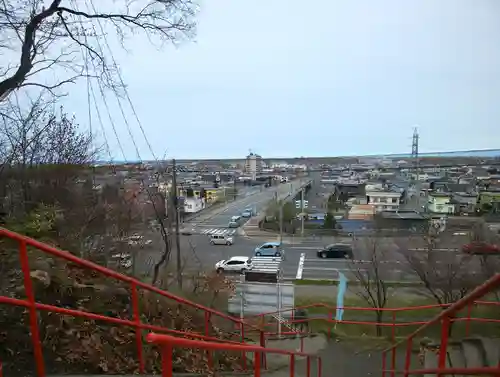 星置神社の景色