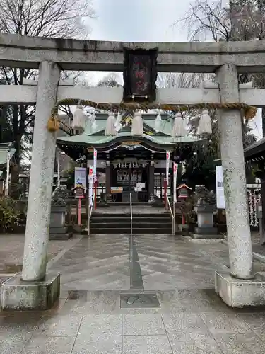 川越八幡宮の鳥居