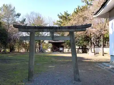 鶴林寺の鳥居
