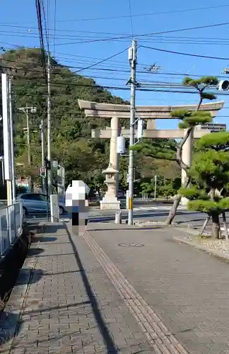 愛媛縣護國神社の鳥居