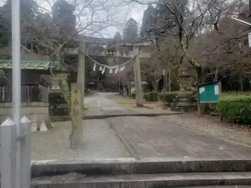 湯谷神社の鳥居