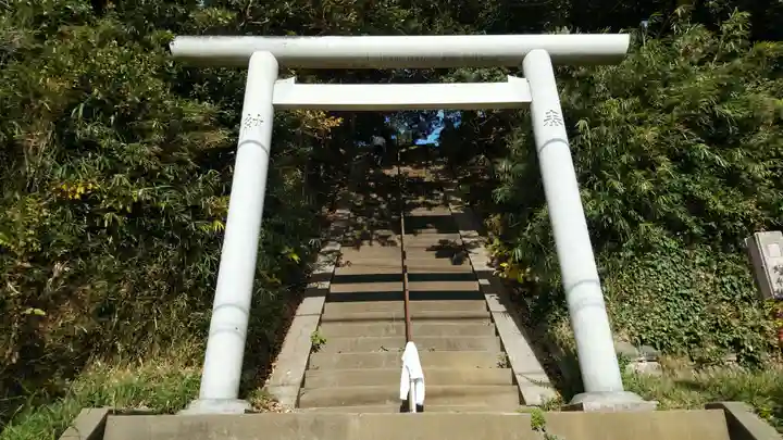 白旗神社の鳥居