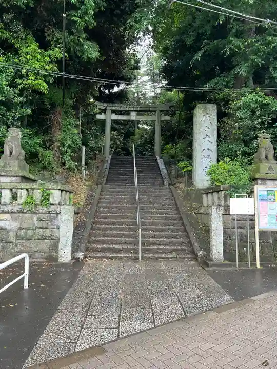 代々木八幡宮の鳥居