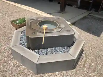 龍田大社の手水舎