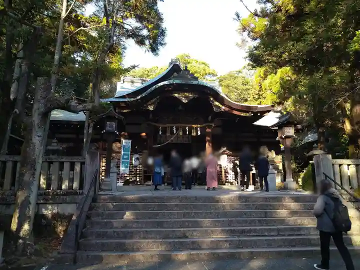 岡崎神社の本殿・本堂