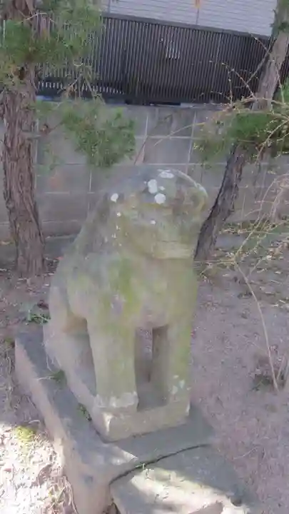 越谷香取神社の狛犬