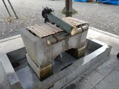 町田天満宮の手水舎