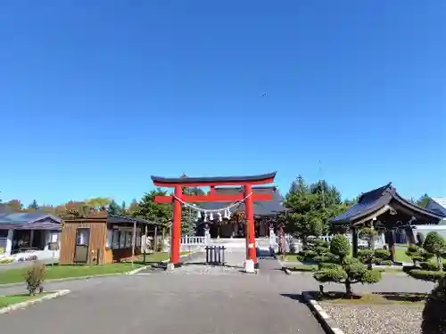 美瑛神社の鳥居