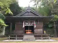 白沙八幡神社の本殿・本堂