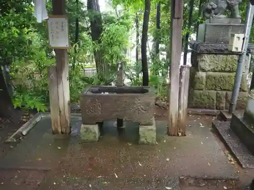 氷川神社の手水舎