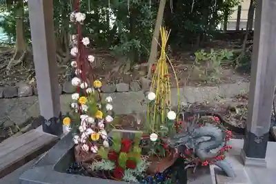 東海市熊野神社の手水舎