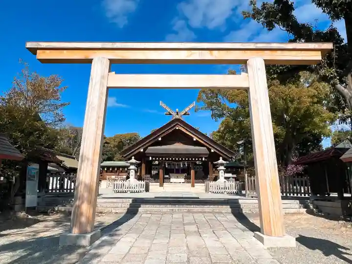 和泉國一之宮 大鳥大社の鳥居