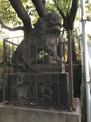 御田八幡神社の狛犬