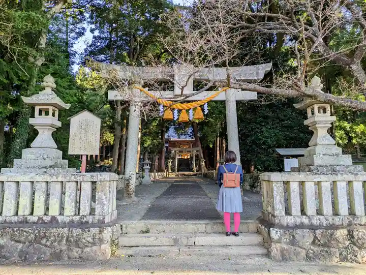 大神山八幡宮の鳥居