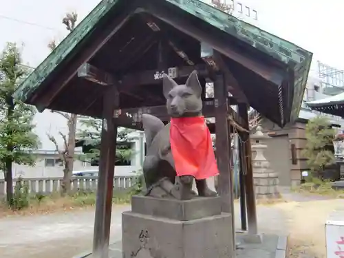 千束稲荷神社の狛犬