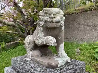 大萩神社の狛犬